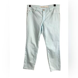 Brody Jeans Vintage Lightweight Cotton, Mid Rise, Light Aqua Colour Jeans